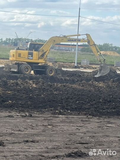 Колёсный экскаватор Komatsu PW160-7, 2006
