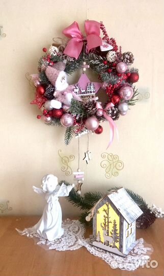 Новогодний, Рождественский Декор Венок