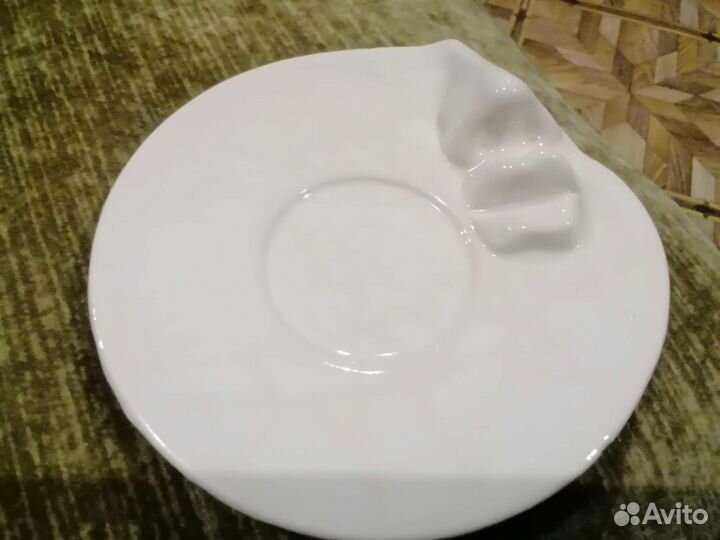 Чашка с блюдцем фарфор