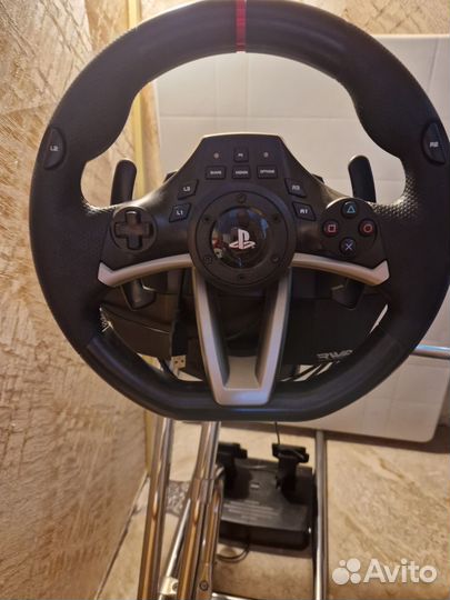 Игровой руль Hori Racing Wheel для PS4 и пк