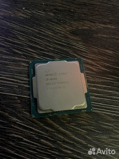 Процессор intel i3 9100