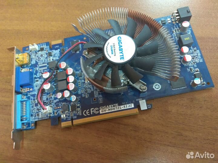 Видеокарта nvidia GeForce 9600 GT 512 MB gddr3