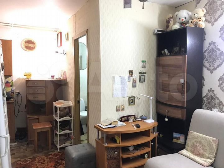 Комната 17,8 м² в 1-к., 2/9 эт.