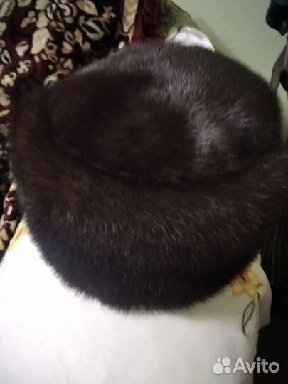 Шапка норковая, мужская, р56