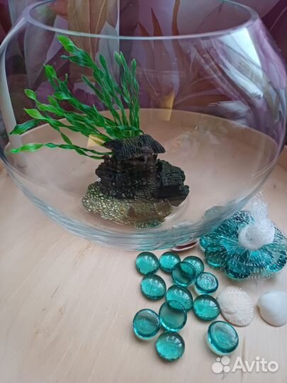 Аквариум 5 литров круглый