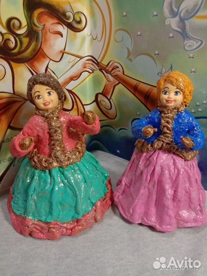 Ёлочная игрушка из ваты