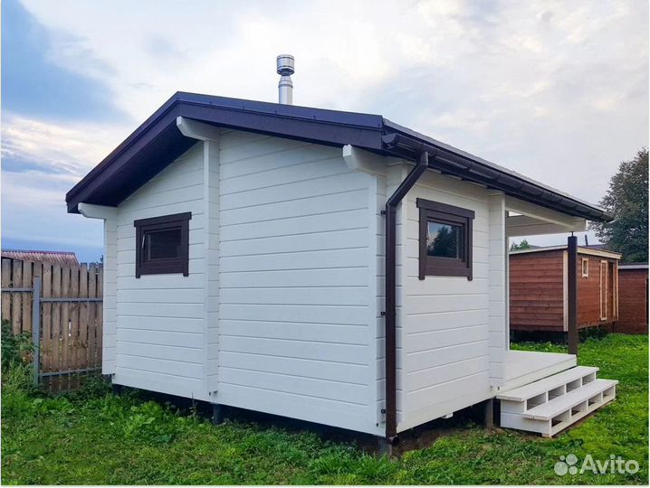 Баня из бруса на заказ в рассрочку