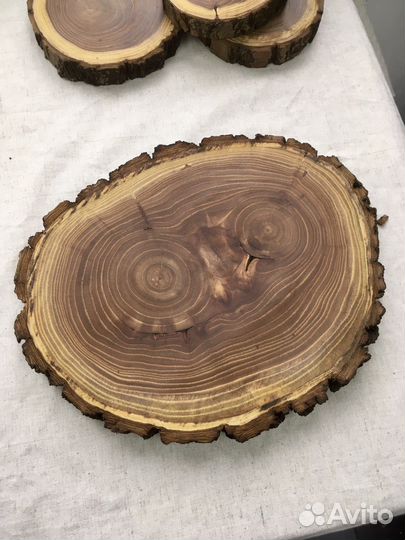 Спилы дерева для декора