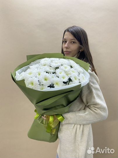 Хризантемы свежие