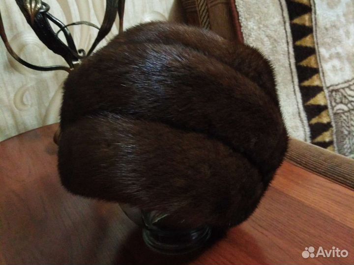 Шапка норковая женская