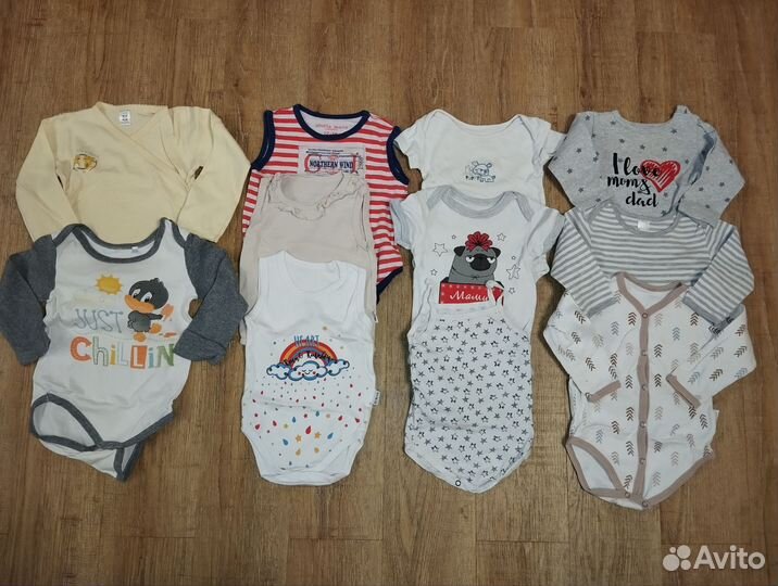 Вещи пакетом на мальчика 74 80 86