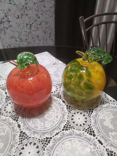 Яблоки цветное стекло