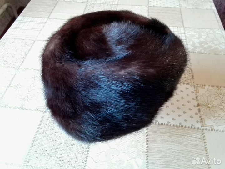 Шапка норка женская