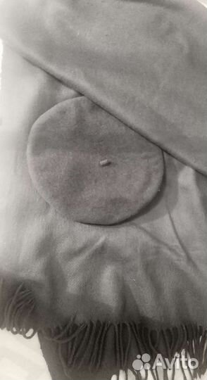 Tonak берет, шарф H&M серые