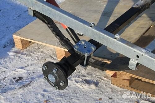 Ось к прицепу 817717.015-05 в сборе, 1300 кг