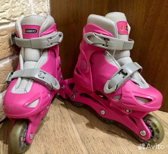 Роликовые коньки детские раздвижные