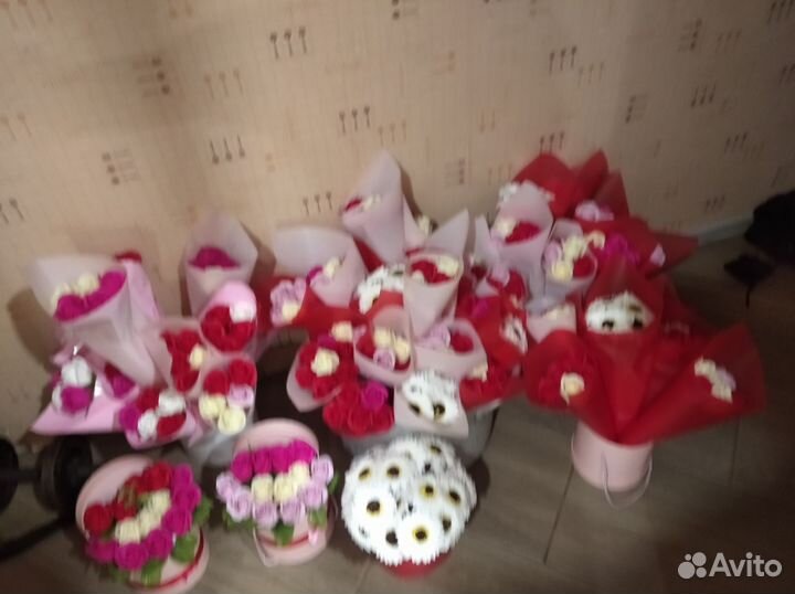 Цветы из мыло 300
