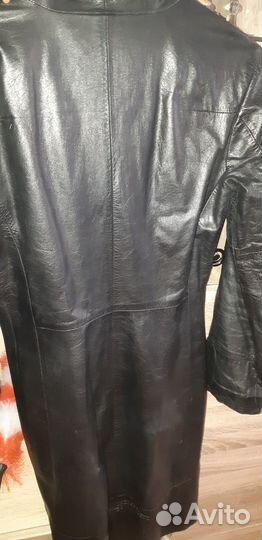 Кожаный плащ женский натуральная кожа diesel