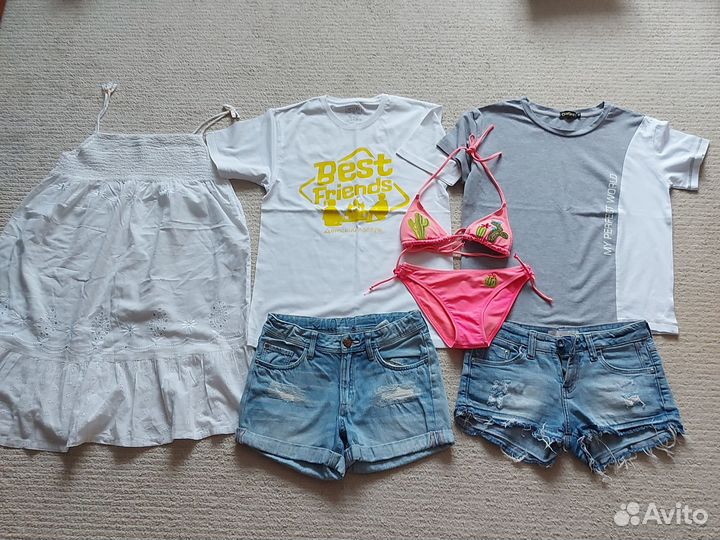 Пакет одежды 146 H&M, Bershka, United colors