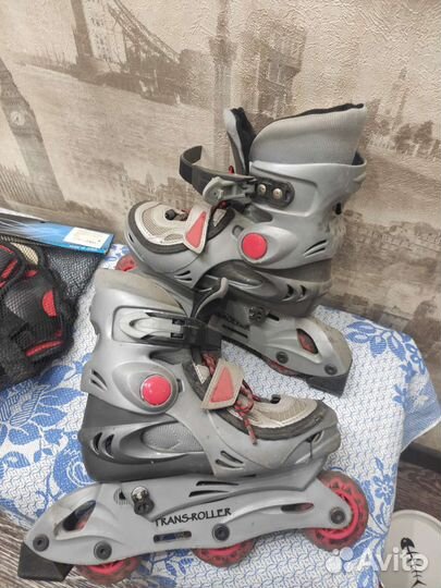 Детские ролики и защита