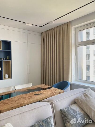 Пошив штор,навеска,отпаривание