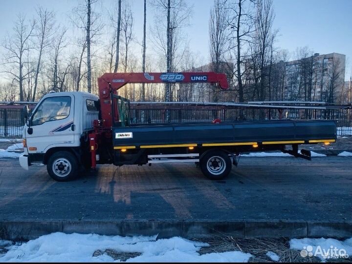 Аренда и услуги манипулятора, стрела 3 т, 7 м, борт 5.2 м