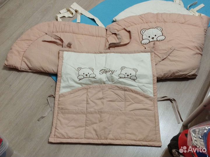 Бортики для круглой кроватка