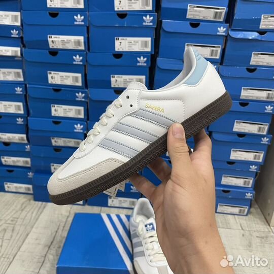 Adidas Samba OG Halo Blue оригинал