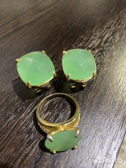 Серьги и кольцо
