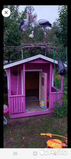Детский игровой домик уличный