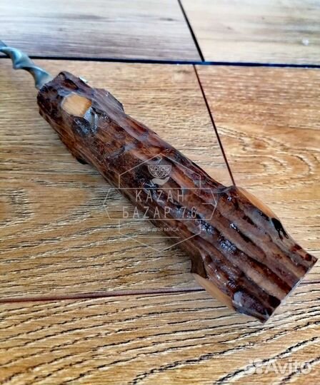 Шампура оригинальные подарочные ручка дерево