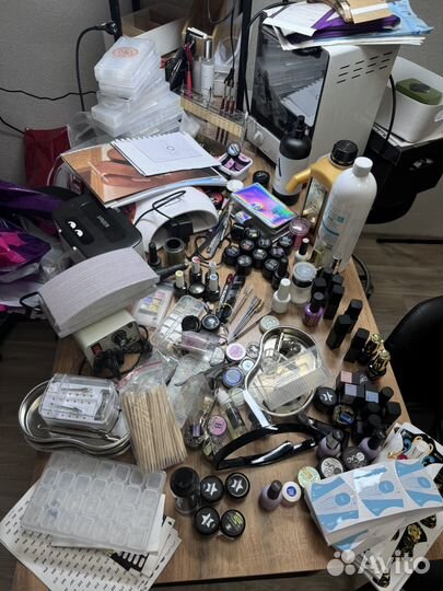 Очень большой Набор для маникюра с обучением