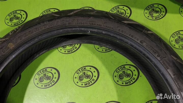 Шины к-кт Bridgestone Battlax bt021 R17 120 70