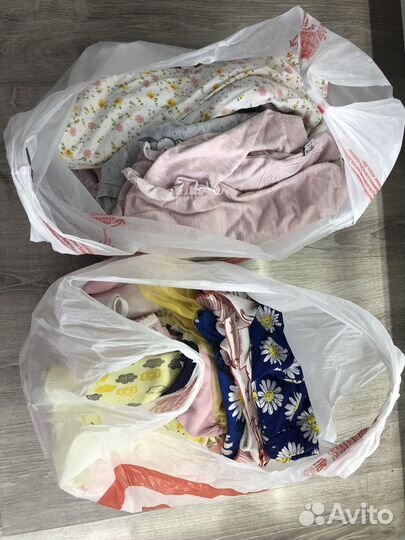2 пакета вещей для девочки
