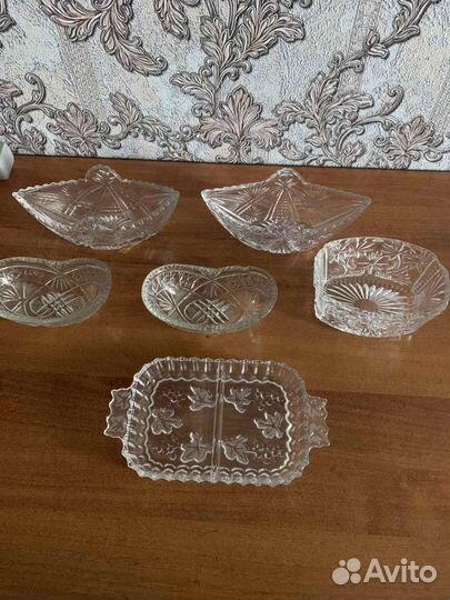 Хрустальная посуда,вазы,кружки