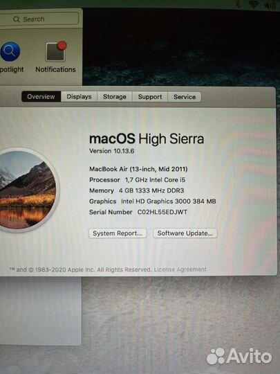 Macbook Air 13 2011