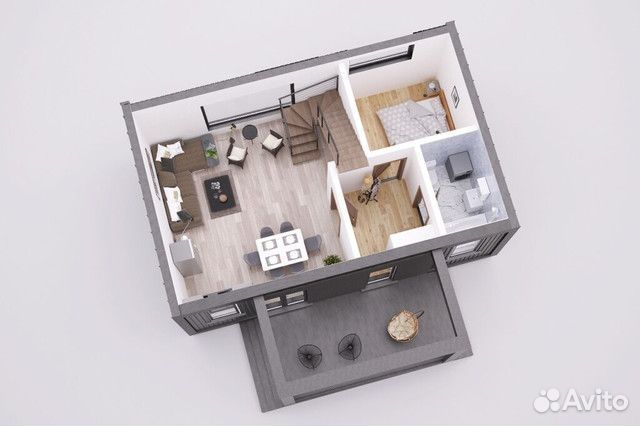 Каркасный дом под ключ 135м2 Барнхаус135