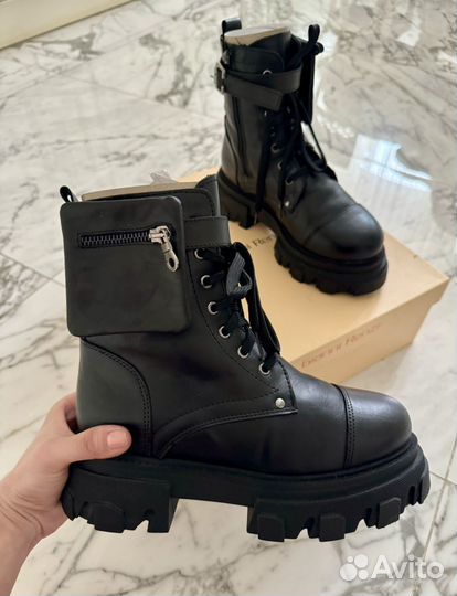 Ботинки женские 37 кожа-зима