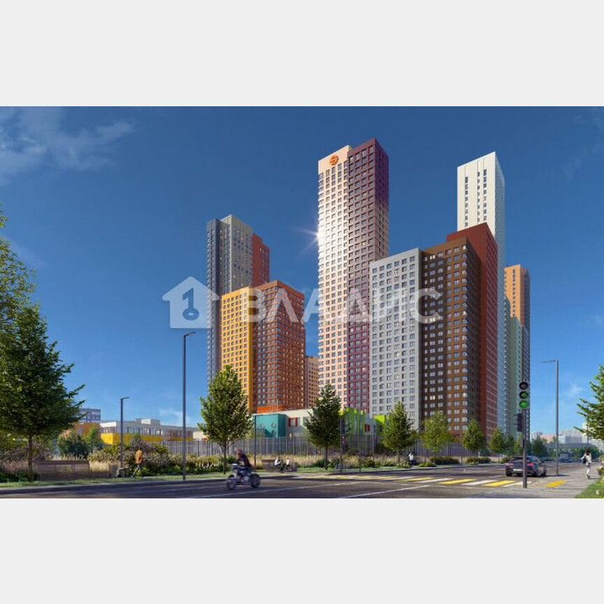 2-к. квартира, 56,6 м², 12/43 эт.