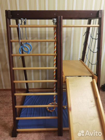 Детский спортивный деревянный комплекс Шалун