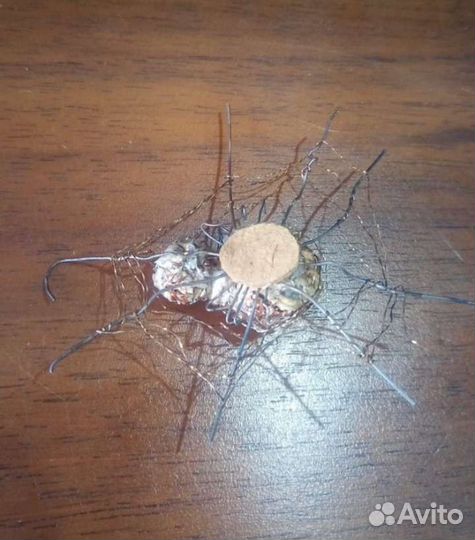 Елочная игрушка Паук Москабель, 1940-е года СССР