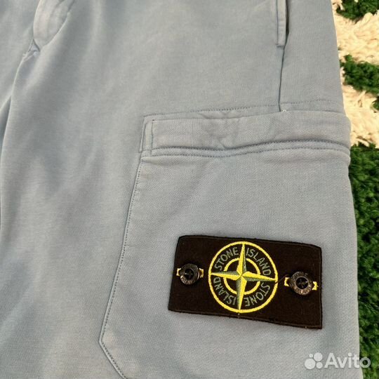 Шорты Stone Island Bermuda Cotton Shorts Blue