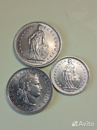 Монеты Швейцария