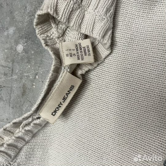 Винтажный свитер dkny jeans оригинал р. L