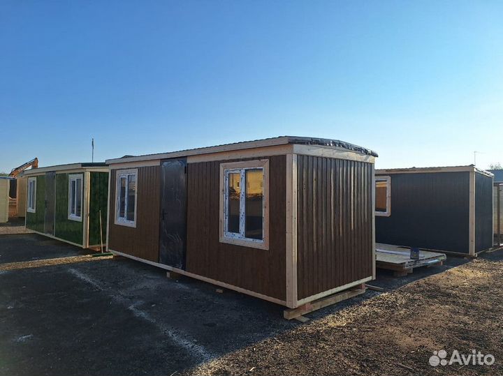 Бытовка и хозблок с утеплением и отделкой