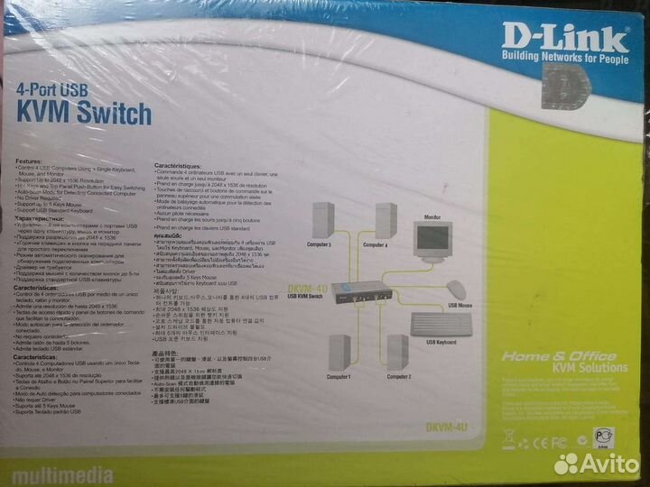D-Link KVM переключатель