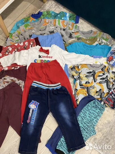 Детские вещи пакетом на мальчика 80 86