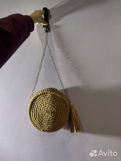 Вязанная сумка женская