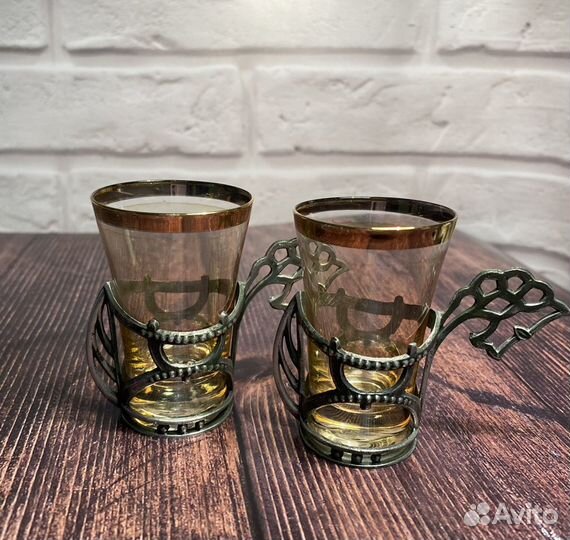 Стопка СССР с подстаканником