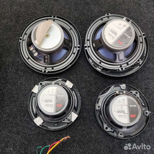 Динамики + магнитола JVC 427 / 627
